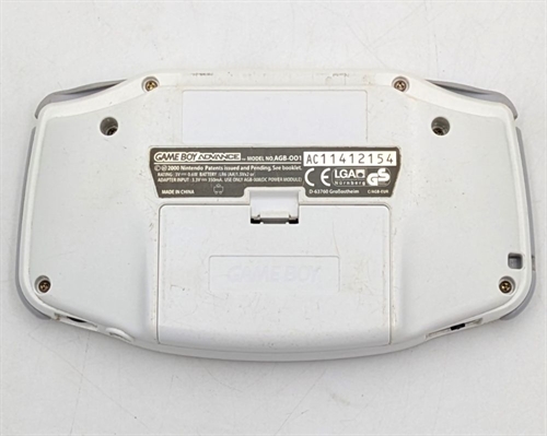 Gameboy Advance - Arctic White - Konsol - SNR AC11412154 (B Grade) (Genbrug)